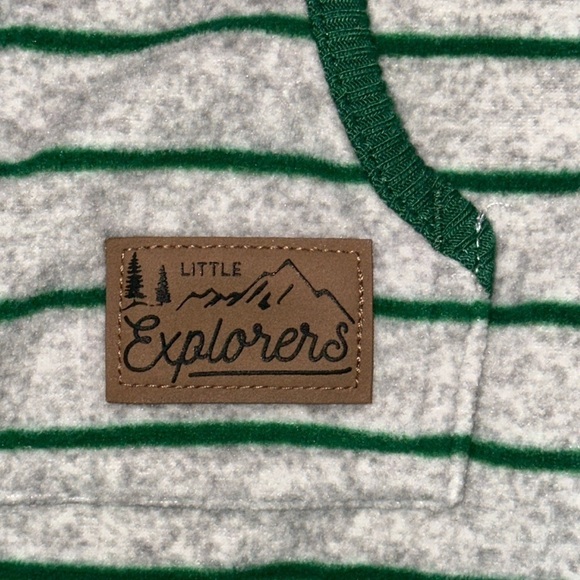 CARTER’S Boy’s 3M Green/Gray Onesie - Picture 3 of 4